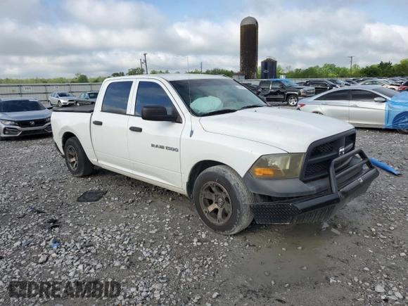 2012 Ram 1500 Tradesman with VIN 1C6RD6KP0CS155351, listed as a Copart auction lot 52784315 with 164,260 mi miles and Salvage title. Bid and sale history available at DreamBid. Image 4.