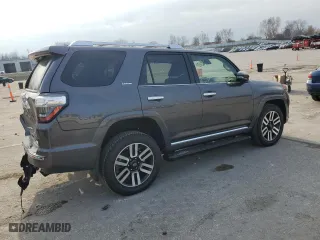2023 Toyota 4Runner Limited with VIN JTEKU5JR6P6121092, listed as a Copart auction lot 86530684 with 5,528 mi miles and Salvage Title. Bid and sale history available at carsss.com. Image 3.
