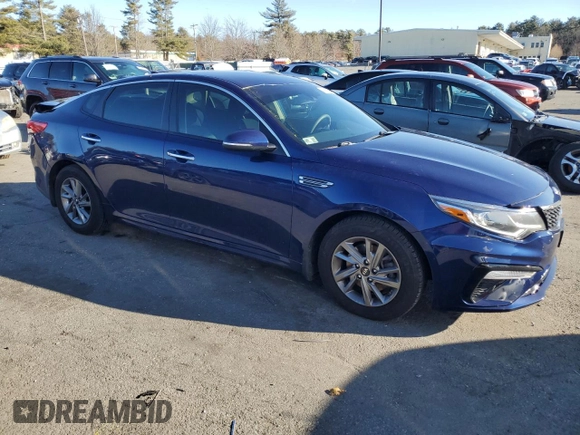 2019 Kia Optima LX with VIN 5XXGT4L36KG312828, listed as a Copart auction lot 41374215 with 71,801 mi miles and Salvage Title. Bid and sale history available at carsss.com. Image 4.