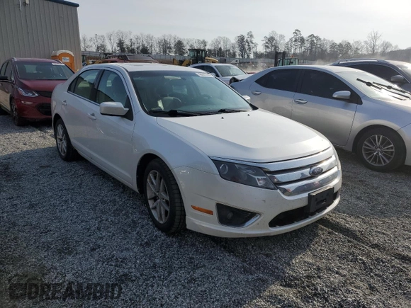 2010 Ford Fusion SEL with VIN 3FAHP0JA8AR138818, listed as a Copart auction lot 48825785 with 140,312 mi miles and Salvage Title. Bid and sale history available at carsss.com. Image 4.