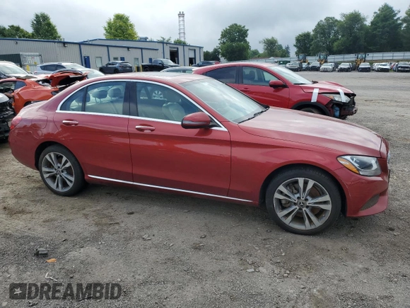 2018 Mercedes-Benz C 300 with VIN 55SWF4KB2JU270301, listed as a Copart auction lot 63283665 with 71,321 mi miles and Salvage title. Bid and sale history available at DreamBid. Image 4.