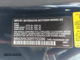2015 BMW 4 Series 428i с VIN WBA3V5C50FP753396, выставлен на аукционе IAAI как лот 42541745 с пробегом 82 392 миль миль и . История ставок и продаж доступна на DreamBid. Изображение 9.