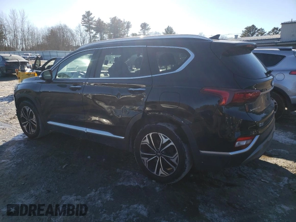 2020 Hyundai Santa Fe SEL with VIN 5NMS3CAAXLH275078, listed as a Copart auction lot 42178595 with 49,491 mi miles and Salvage Title. Bid and sale history available at carsss.com. Image 2.