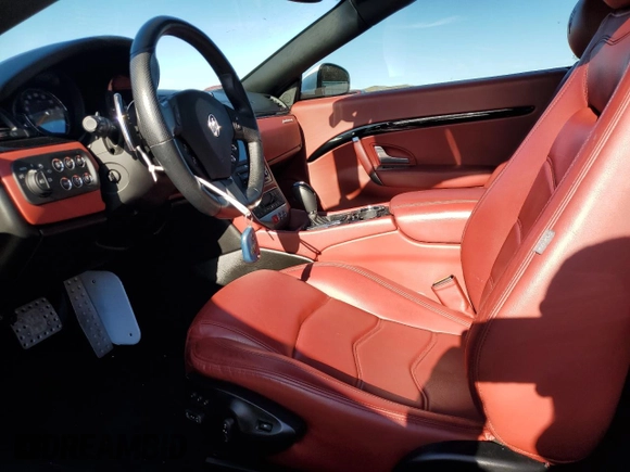 2015 Maserati GranTurismo Sport with VIN ZAM45MMAXF0155477, listed as a Copart auction lot 81116633 with 29,954 mi miles and Salvage title. Bid and sale history available at DreamBid. Image 7.