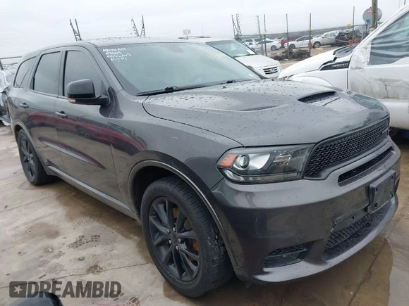 2018 Dodge Durango R/T with VIN 1C4SDJCT4JC341443, listed as a IAAI auction lot 41538154 with 88,030 mi miles and . Bid and sale history available at DreamBid. Image 1.