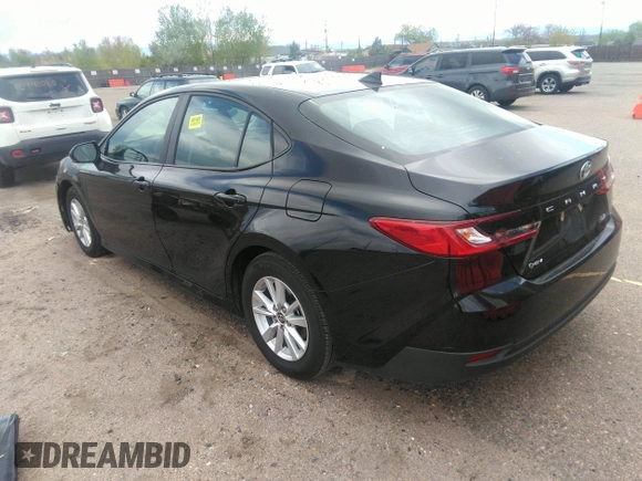2025 Toyota Camry LE with VIN 4T1DAACK0SU509160, listed as a IAAI auction lot 42141098 with 17,028 mi miles and . Bid and sale history available at DreamBid. Image 3.