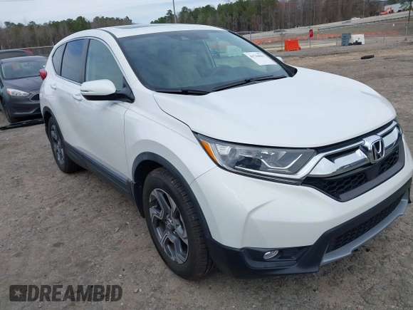 2019 Honda CR-V EX-L with VIN 5J6RW1H87KA026642, listed as a IAAI auction lot 41744063 with 46,770 mi miles. Bid and sale history available at carsss.com. Image 1.