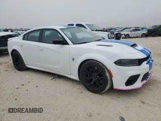 2023 Dodge Charger SRT Hellcat Widebody Jailbreak with VIN 2C3CDXL92PH681356, listed as a Copart auction lot 44570255 with 921 mi miles and Clean Title. Bid and sale history available at carsss.com. Image 4.