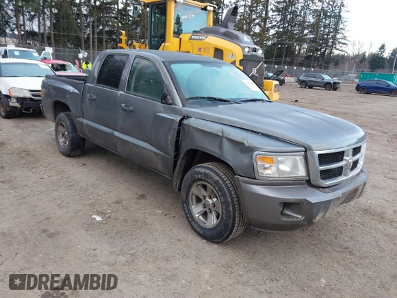 2009 Dodge Dakota ST with VIN 1D7HW28K79S798359, listed as a IAAI auction lot 41534458 with 93,235 mi miles and . Bid and sale history available at carsss.com. Image 1.