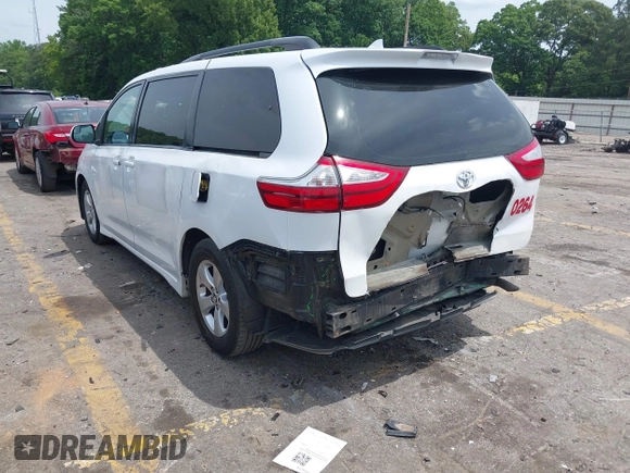 2018 Toyota Sienna LE Auto Access Seat with VIN 5TDKZ3DC6JS909072, listed as a IAAI auction lot 42228691 with 253,295 mi miles and . Bid and sale history available at DreamBid. Image 3.