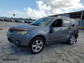 2007 Mitsubishi Outlander XLS with VIN JA4MT41X47Z009537, listed as a Copart auction lot 85265634 with 207,350 mi miles and Salvage Title. Bid and sale history available at carsss.com. Image 1.