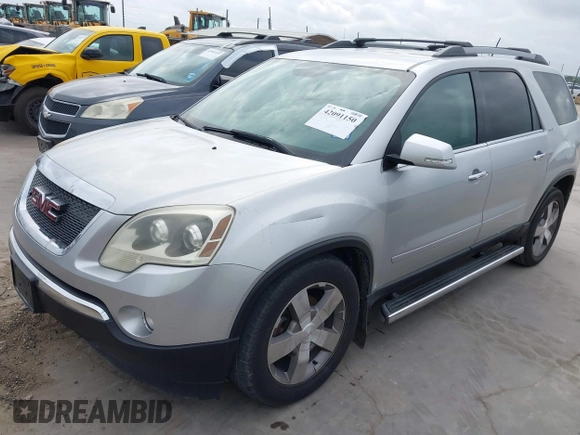 2011 GMC Acadia SLT1 with VIN 1GKKRRED0BJ172027, listed as a IAAI auction lot 42091150 with 170,436 mi miles and . Bid and sale history available at DreamBid. Image 2.
