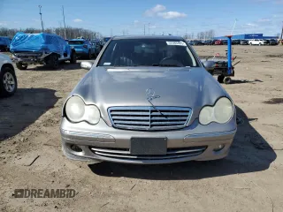 2007 Mercedes-Benz C 280 Luxury with VIN WDBRF54H37F856160, listed as a Copart auction lot 52086485 with 270,376 mi miles and Salvage title. Bid and sale history available at DreamBid. Image 5.