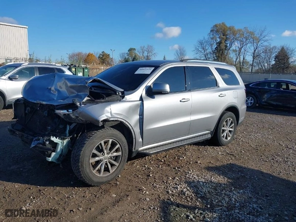 2014 Dodge Durango Limited with VIN 1C4SDJDT7EC349198, listed as a IAAI auction lot 40811926 with 258,652 mi miles. Bid and sale history available at carsss.com. Image 2.