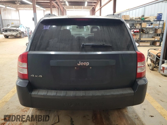 2007 Jeep Compass Sport with VIN 1J8FF47W87D130159, listed as a Copart auction lot 47032565 with 161,236 mi miles and Salvage Title. Bid and sale history available at carsss.com. Image 6.