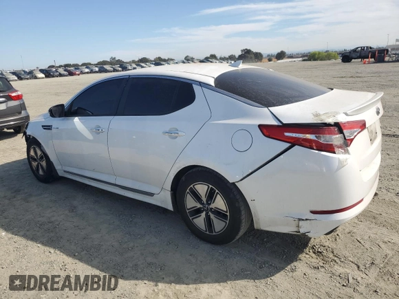 2013 Kia Optima Hybrid LX with VIN KNAGM4AD2D5061996, listed as a Copart auction lot 73626924 with 325,616 mi miles and Salvage Title. Bid and sale history available at carsss.com. Image 2.