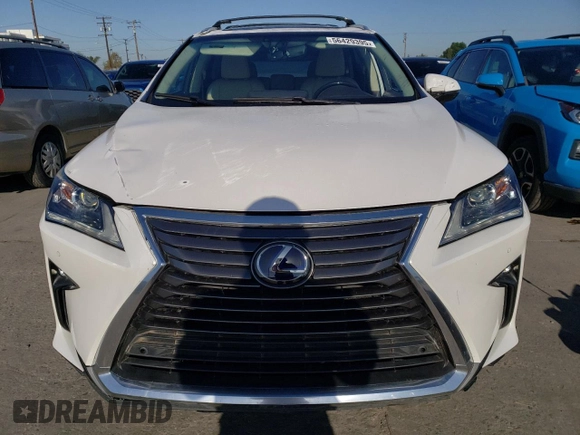 2017 Lexus RX 450h with VIN 2T2BGMCA5HC011623, listed as a Copart auction lot 56429395 with 55,282 mi miles and Salvage title. Bid and sale history available at DreamBid. Image 5.