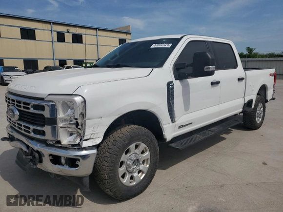 2023 Ford F-250 XL with VIN 1FT7W2BT3PEC29303, listed as a Copart auction lot 53552425 with 68,303 mi miles and Salvage Title. Bid and sale history available at DreamBid. Image 1.