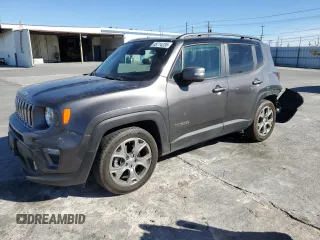 2020 Jeep Renegade Limited with VIN ZACNJAD13LPK99099, listed as a Copart auction lot 88714235 with 30,777 mi miles and Salvage title. Bid and sale history available at DreamBid. Image 1.