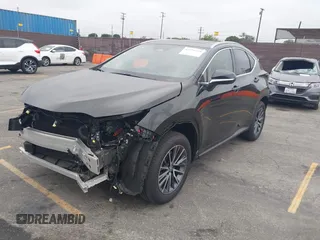 2025 Lexus NX 350h with VIN 2T2AKCEZ4SC040898, listed as a IAAI auction lot 42779728 with 6,475 mi miles and . Bid and sale history available at DreamBid. Image 2.