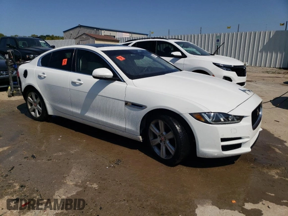 2018 Jaguar XE 25t Prestige with VIN SAJAK4FX4JCP41232, listed as a Copart auction lot 71660334 with 53,207 mi miles and Salvage Title. Bid and sale history available at carsss.com. Image 4.