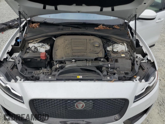 2020 Jaguar F-Pace 25t Checkered Flag Edition with VIN SADCP2FX5LA618619, listed as a Copart auction lot 77537374 with 42,051 mi miles and Salvage title. Bid and sale history available at DreamBid. Image 12.