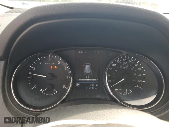 2020 Nissan Rogue SV with VIN 5N1AT2MT6LC810890, listed as a Copart auction lot 60588285 with 145,949 mi miles and Salvage title. Bid and sale history available at DreamBid. Image 9.