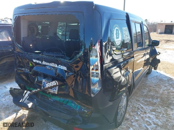 2021 Ford Transit Connect Wagon XL with VIN NM0GE9E21M1492159, listed as a IAAI auction lot 41399819 with 48,528 mi miles. Bid and sale history available at carsss.com. Image 4.