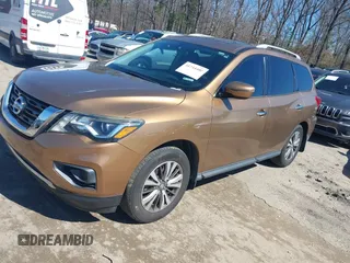 2017 Nissan Pathfinder Platinum with VIN 5N1DR2MN1HC608477, listed as a IAAI auction lot 41744400 with 137,974 mi miles. Bid and sale history available at carsss.com. Image 17.