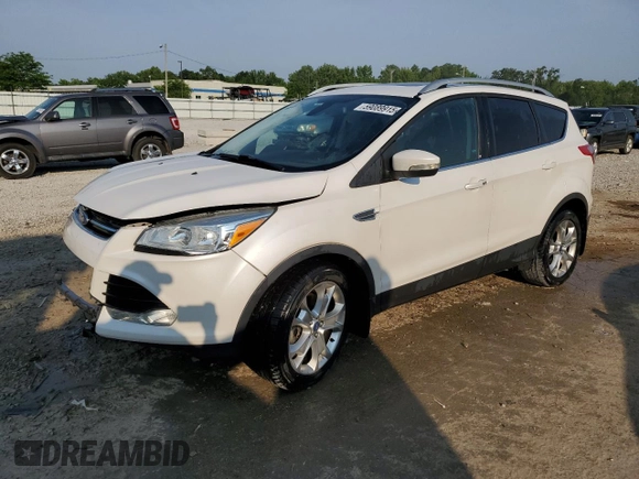 2015 Ford Escape Titanium with VIN 1FMCU9J92FUC09093, listed as a Copart auction lot 59089915 with 62,382 mi miles and Non repairable. Bid and sale history available at DreamBid. Image 1.