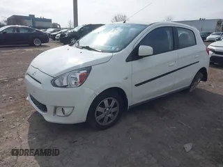 2014 Mitsubishi Mirage ES z VIN ML32A4HJ9EH004456, wystawiony jako IAAI lot #41698748 z przebiegiem 142 623 mil mil oraz . Historia ofert i sprzedaży dostępna na DreamBid. Obrazek 2.