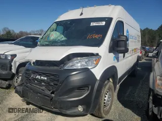 2024 Ram ProMaster Cargo Tradesman with VIN 3C6LRVDG7RE106609, listed as a Copart auction lot 47199625 with 20,792 mi miles and Salvage Title. Bid and sale history available at DreamBid. Image 1.