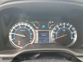 2019 Toyota 4Runner SR5 with VIN JTEBU5JR4K5675116, listed as a Copart auction lot 63021664 with 73,766 mi miles and Salvage Title. Bid and sale history available at carsss.com. Image 9.