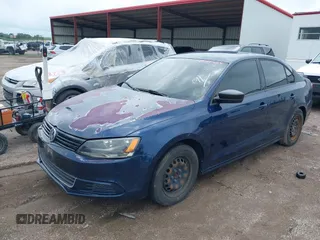 2014 Volkswagen Jetta S with VIN 3VW2K7AJ2EM438149, listed as a IAAI auction lot 42594264 with 54,675 mi miles and . Bid and sale history available at DreamBid. Image 2.