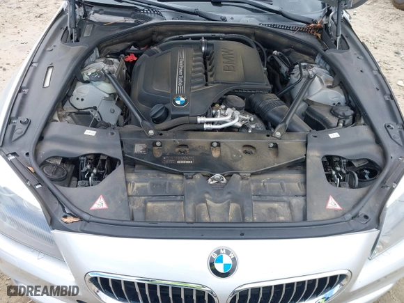 2013 BMW 6 Series 640i with VIN WBALW7C52DDX58705, listed as a IAAI auction lot 41848280 with 91,243 mi miles. Bid and sale history available at carsss.com. Image 10.