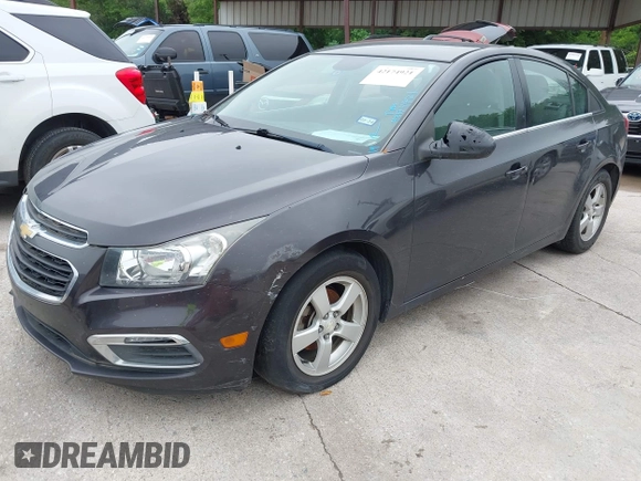 2015 Chevrolet Cruze LT with VIN 1G1PC5SB1F7299766, listed as a IAAI auction lot 42174921 with 131,308 mi miles and . Bid and sale history available at DreamBid. Image 2.