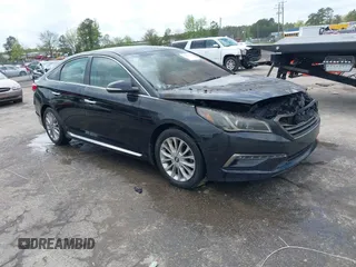 2015 Hyundai Sonata Limited with VIN 5NPE34AF4FH061094, listed as a IAAI auction lot 42044234 with Not Provided miles and . Bid and sale history available at carsss.com. Image 1.