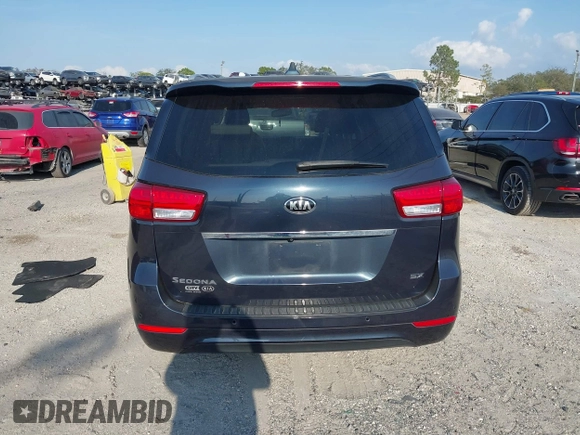 2015 Kia Sedona EX with VIN KNDMC5C13F6018556, listed as a IAAI auction lot 41491580 with 1 mi miles. Bid and sale history available at carsss.com. Image 15.