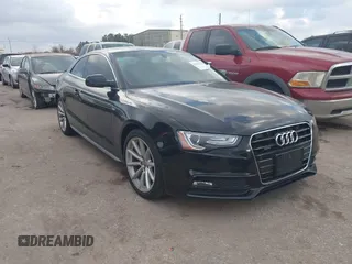 2016 Audi A5 Premium Plus with VIN WAUM2AFR9GA043714, listed as a IAAI auction lot 41507270 with 35,270 mi miles. Bid and sale history available at carsss.com. Image 1.