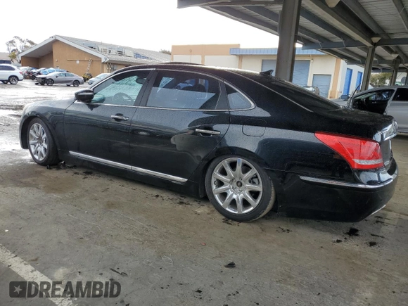 2012 Hyundai Equus Signature z VIN KMHGH4JH4CU056843, wystawiony jako Copart lot #48989495 z przebiegiem 87 458 mil mil oraz Szkoda całkowita • Salvage title. Historia ofert i sprzedaży dostępna na DreamBid. Obrazek 2.