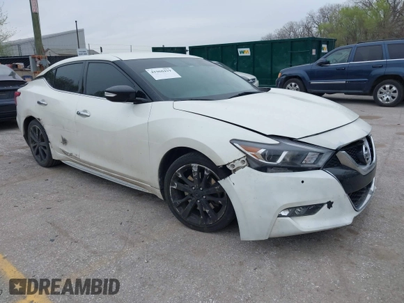 2017 Nissan Maxima SV with VIN 1N4AA6AP6HC416814, listed as a IAAI auction lot 41960419 with 190,967 mi miles and . Bid and sale history available at DreamBid. Image 1.