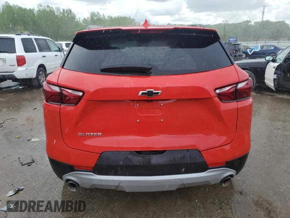 2020 Chevrolet Blazer LT z VIN 3GNKBCRS3LS673457, wystawiony jako Copart lot #54563295 z przebiegiem 57 071 mil mil oraz Nie do naprawy • Non repairable. Historia ofert i sprzedaży dostępna na DreamBid. Obrazek 6.