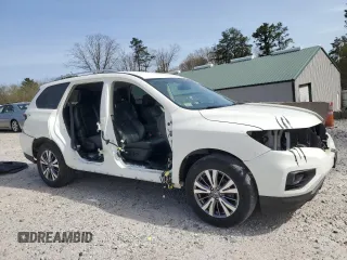 2018 Nissan Pathfinder SV with VIN 5N1DR2MM0JC619337, listed as a Copart auction lot 54335355 with 139,945 mi miles and Salvage title. Bid and sale history available at DreamBid. Image 4.