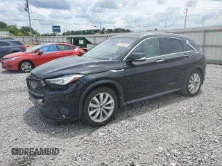 2019 Infiniti QX50 Luxe z VIN 3PCAJ5M15KF122326, wystawiony jako Copart lot #59770224 z przebiegiem 74 167 mil mil oraz Szkoda całkowita • Salvage title. Historia ofert i sprzedaży dostępna na DreamBid. Obrazek 1.