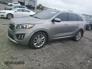 2018 Kia Sorento SX with VIN 5XYPK4A51JG385283, listed as a Copart auction lot 58517255 with 110,225 mi miles and Salvage title. Bid and sale history available at DreamBid. Image 1.