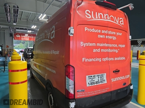 2023 Ford Transit Cargo with VIN 1FTBR1X87PKC01635, listed as a IAAI auction lot 42832727 with 17,348 mi miles and . Bid and sale history available at DreamBid. Image 5.