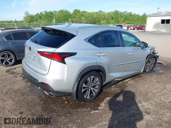 2019 Lexus NX 300 with VIN JTJBARBZ6K2196746, listed as a IAAI auction lot 42093923 with 51,069 mi miles and . Bid and sale history available at DreamBid. Image 4.