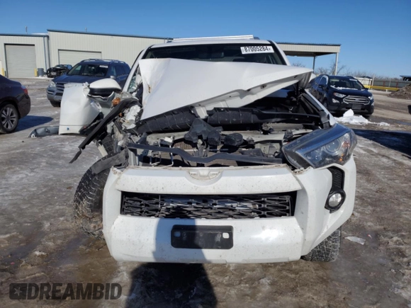 2018 Toyota 4Runner SR5 with VIN JTEBU5JR7J5571251, listed as a Copart auction lot 87005284 with 162,986 mi miles and Salvage Title. Bid and sale history available at carsss.com. Image 5.