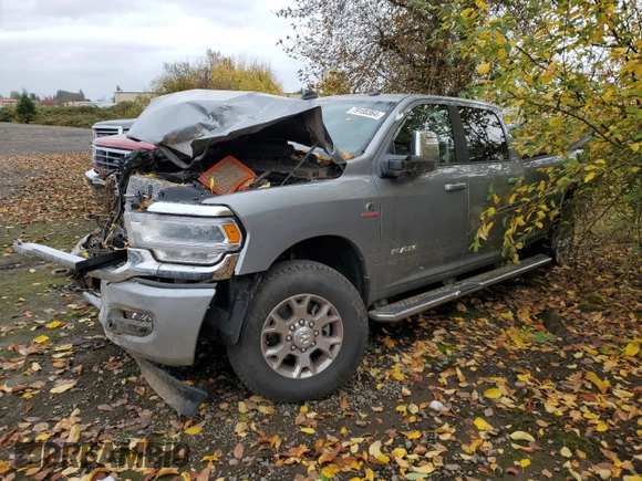 2024 Ram 3500 Laramie with VIN 3C63R3JL1RG204397, listed as a Copart auction lot 79100364 with 0 mi miles and Salvage Title. Bid and sale history available at carsss.com. Image 1.