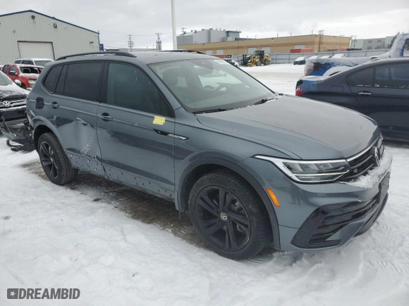 2023 Volkswagen Tiguan SE R-Line Black with VIN 3VV8B7AX8PM096485, listed as a Copart auction lot 42932255 with 24,444 mi miles and Salvage Title. Bid and sale history available at carsss.com. Image 4.